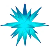 Herrnhuter Stern 13 cm blau - Komplett inkl. notwendigem Netzteil