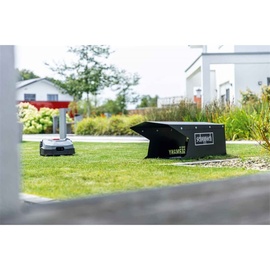 SCHEPPACH Garage für Rasenmähroboter RoboHome Sonnen- & Regenschutz Carport