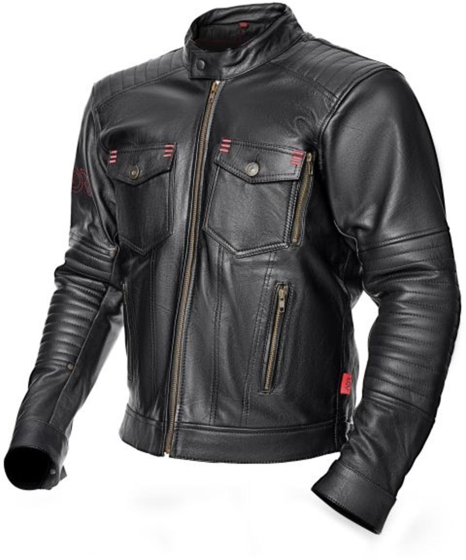 Motorrad Lederjacke ADRENALINE BOSTON PPE Größe 2XS