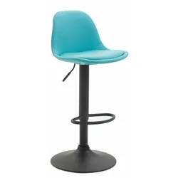 CLP Barhocker Kiel Kunstleder schwarz/blau