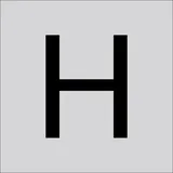 RZB Buchstabe "H" 99222.013.H