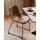 Kave Home 2er Set Kave Home Stuhl Ziggy Stoff Braun