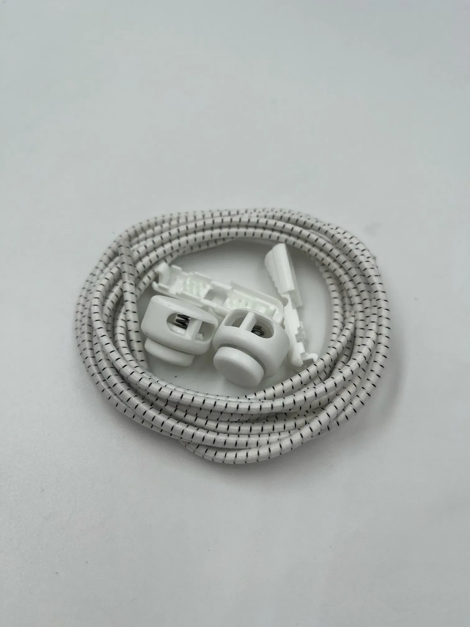 _Sonstige Marken Laces with Lock Schnellschnürsystem - Zweifarbig  Weiß-Schwarz