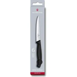 Victorinox Swiss Classic Steakmesser-Set 6-tlg. 11 cm Schwarz/Silber