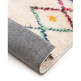 benuta Kunstloft Teppich, Mehrfarbig, Textil, Orientalisch, Rechteckig, 200x1 cm, Gots, waschbar, Teppiche & Böden, Teppiche
