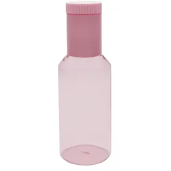 Design Letters - Tube Glaskaraffe, 1 l, pink / milky pink