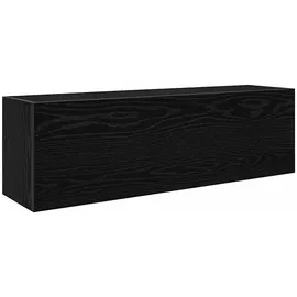 vidaXL Bad-Wandschrank 100 x 25 x 30 cm Schwarz