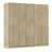 226 x 210 x 54 cm Eiche Sonoma Nachbildung