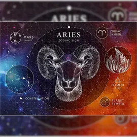 Interdruk Puzzle 250 Teile Sternzeichen 1 Widder