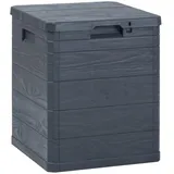 vidaXL Garten-Aufbewahrungsbox 90 L Anthrazit