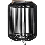 StarTrading LED Solar Garteneleuchte Sunlight Tischlampe H: 48cm Laterne schwarz