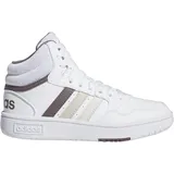 Adidas Unisex Kinder Hoops Mid Shoes Schuhe, Cloud White/Orbit Grey/Putty Grey