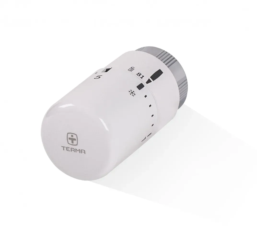 Terma Thermostatkopf SLIM M30x1,5 , TGGBI001, Weiß TGGBI001