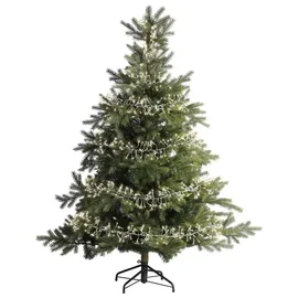 Lumineo LED-Lichterkette Cluster 1512 14 m transparent warmweiß