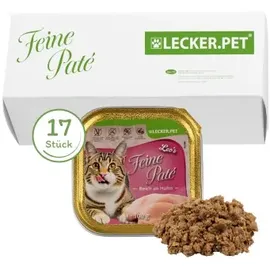 Lyra Pet Leo's Feine Paté Reich an Huhn 17 x 100 g