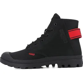 Palladium Pampa Hi Dare II Herren Schwarz/Rot 45