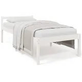 vidaXL Seniorenbett 75 x 190 cm Weiß