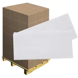 Papierhandtücher hochweiß 21x32 cm, Palette Palette mit 36 x 3200 Blatt Interfold W-Falz, 2-lagig