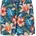 All-over-Print und Eingrifftaschen blau M