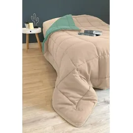 Poyet-Motte Mikrofaser Bettdecke 400g/m2 Grau Stein Grün See