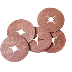 Vago-Tools 25x Fiberscheiben 115 mm für Winkelschleifer P80