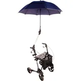 MPB Pieper Rollatorschirm 99 blau mit reflektierendem Rand