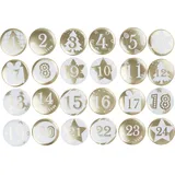 Folia Adventskalender-Buttons