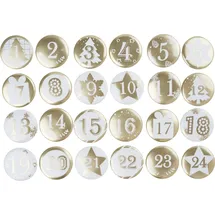 Folia Adventskalender-Buttons