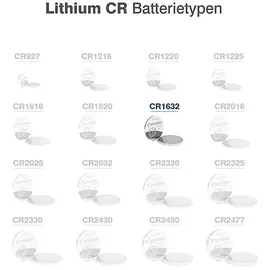 Duracell Knopfzelle CR 1632 140 mAh 1 St.