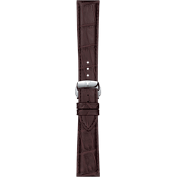 Tissot Leder  T852045399 - Genarbtes Rindsleder mit Alligatorlederoptik,braun
