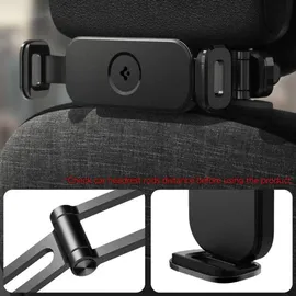 SPIGEN Onetap UTS45 Universal Headrest Uchwyt samochodowy na tablet czarny/black ACP05862, Tablet Halterung, Schwarz