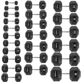 HMS Hex Pro Kurzhantel 16 kg schwarz
