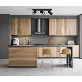 Italux Laconi 3 GU10 schwarz Metall