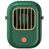 Wiederaufladbarer Tragbarer Nackenventilator Mit Usb-anschluss, 3 Geschwindigkeitsstufen, 120° Weitwinkel, Mit Verstellbarem Kabel, Für Kinder, Mädchen Und Männer.