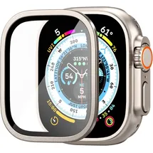 SPIGEN Displayschutz für Apple Watch Ultra (49 mm) aus gehärtetem Glas Metall Beige