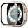 SPIGEN Displayschutz für Apple Watch Ultra (49 mm) aus gehärtetem Glas Metall Beige