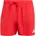 Herren Badeshorts 3-Streifen 3-Inch Größe in Rot PURRUB/WHITE