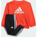 Adidas Badge of Sport Jogginganzug Bright Red / White 62