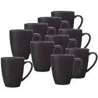 Maxwell & Williams Kaffeetasse 0,4 l Schwarz 4 St.