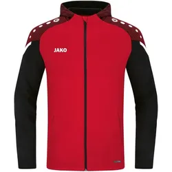JAKO Herren Kapuzenjacke Performance, rot/schwarz, XL