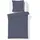 FLEURESSE Aveiro Gestreift Blau 135 x 200 cm + 80 x 80 cm