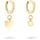 Liebeskind Berlin Creolen Layered Love Edelstahl gold 72767501-0 unisize