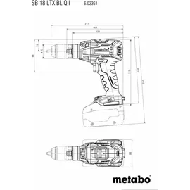 Metabo SB 18 LTX BL Q I 602361660