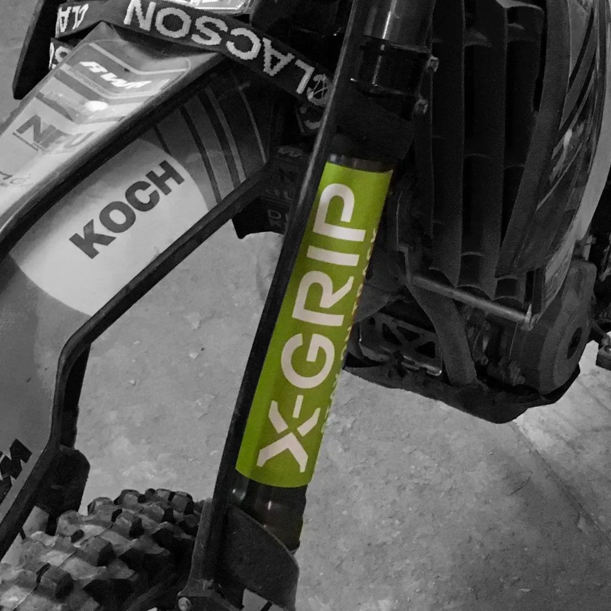 X-GRIP Gabel-Aufkleber-Set - 2 Stück