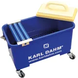 Karl Dahm Fliesen-Waschset Express mit 3-Rollenaufsatz Blau