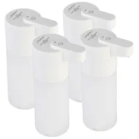 Carlo Milano 4er Set Autom. Akku-Schaum-Seifenspender, IR-Sensor, 5 Stufen,