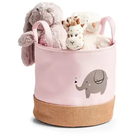 Hti-Living Aufbewahrungskorb Elefant 30 x 30 x 29 cm rosa
