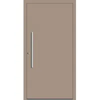 Schüco Aluminium Haustür "MARIT" ADS 75.SI RC2 Graubeige RAL 1019 innen öffnend DIN links