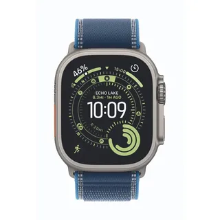 GPS + Cellular 49 mm Titangehäuse Natur Trail Loop Blau/Hellblau M/L
