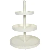 Etagere BLACK (H 55 cm) - weiß - H 55 cm